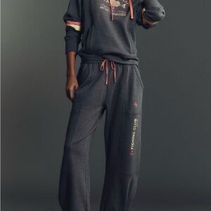 Anthropologie Dark Gray Jogger Pants